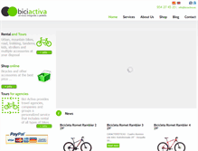 Tablet Screenshot of biciactiva.es